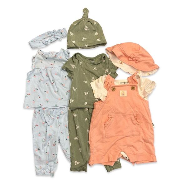 Baby Girl Clothing Bundle / Size 3 Months / 9 Total Items! - Picture 1 of 7